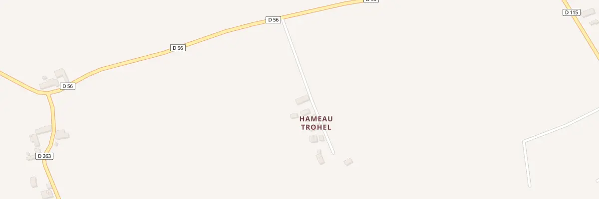 Plan du 4 Hameau Trohel à Teurthéville-Bocage