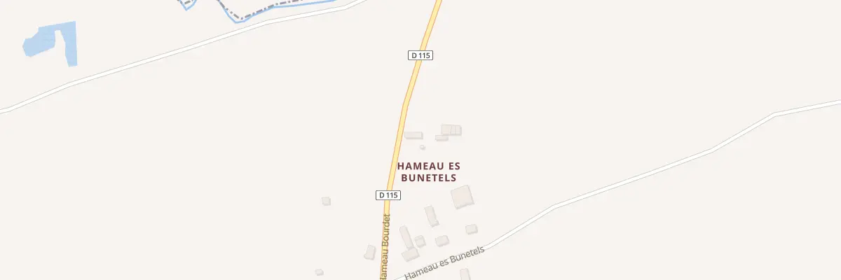 Plan du 10 Hameau es Bunetel à Teurthéville-Bocage