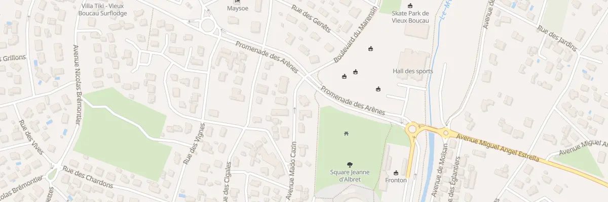 Plan du 24 Rue Mado Cazin à Vieux-Boucau-les-Bains