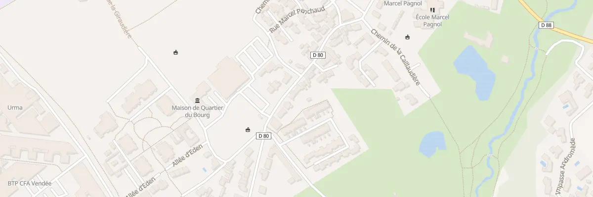 Plan du 67 Rue émile baumann à La Roche-sur-Yon