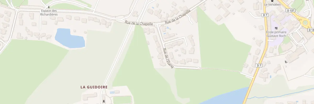 Plan du 8 Rue de l’Etang à Aigrefeuille-sur-Maine