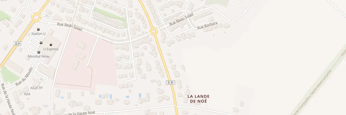 Plan du 5 La Lande de la Noé à Saint-Mars-du-Désert