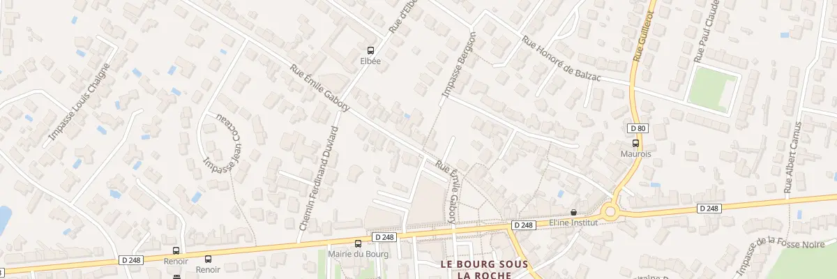 Plan du 125 Rue Emile Gabory à La Roche-sur-Yon