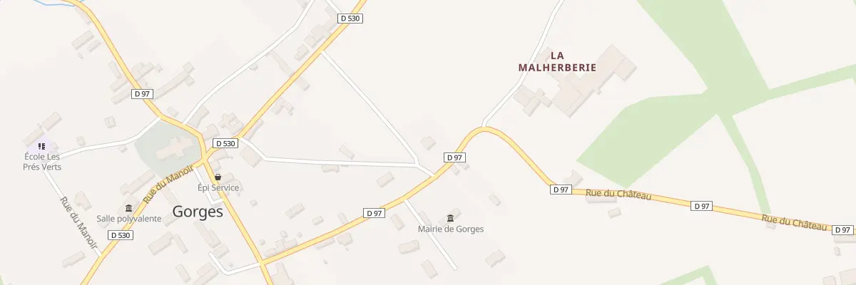 Plan du 19 Rue du Château à Gorges