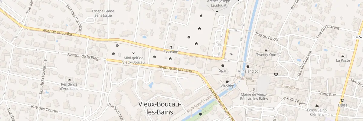 Plan du 5 Av du Junka à Vieux-Boucau-les-Bains