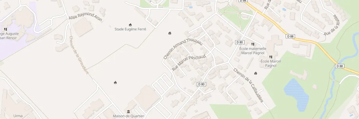 Plan du 2 Imp Fernand Guillet à La Roche-sur-Yon