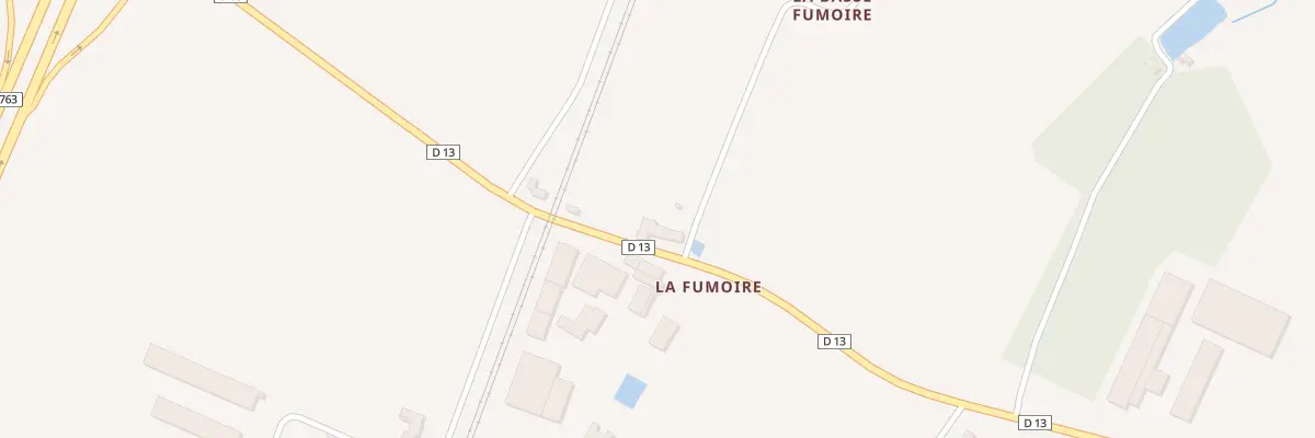 Plan du 2 La Fumoire à Saint-Denis-la-Chevasse