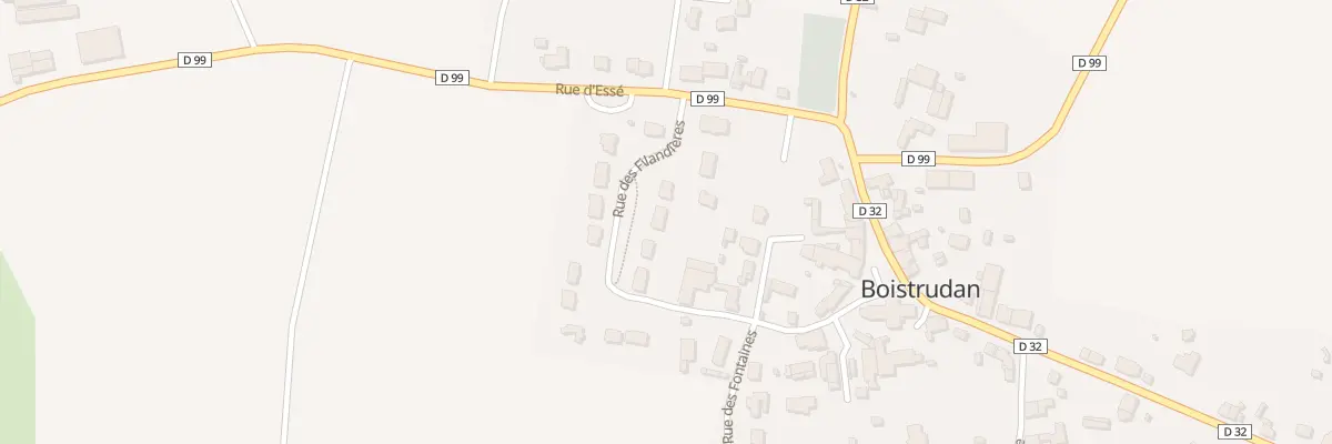 Plan du 12 Rue des Filandières à Boistrudan