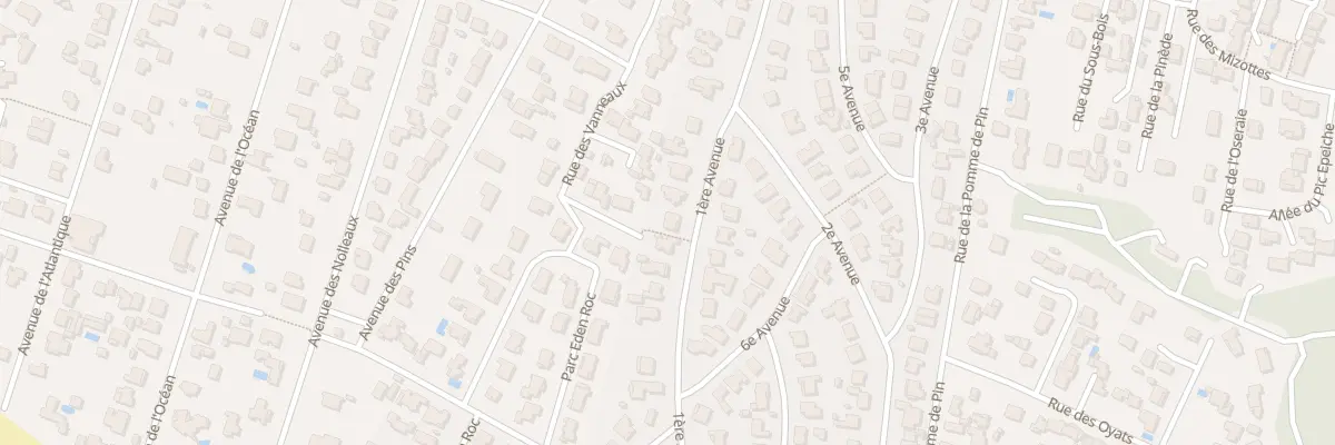 Plan du 32 Av Parc du Rocher 1ere Ave à La Tranche-sur-Mer