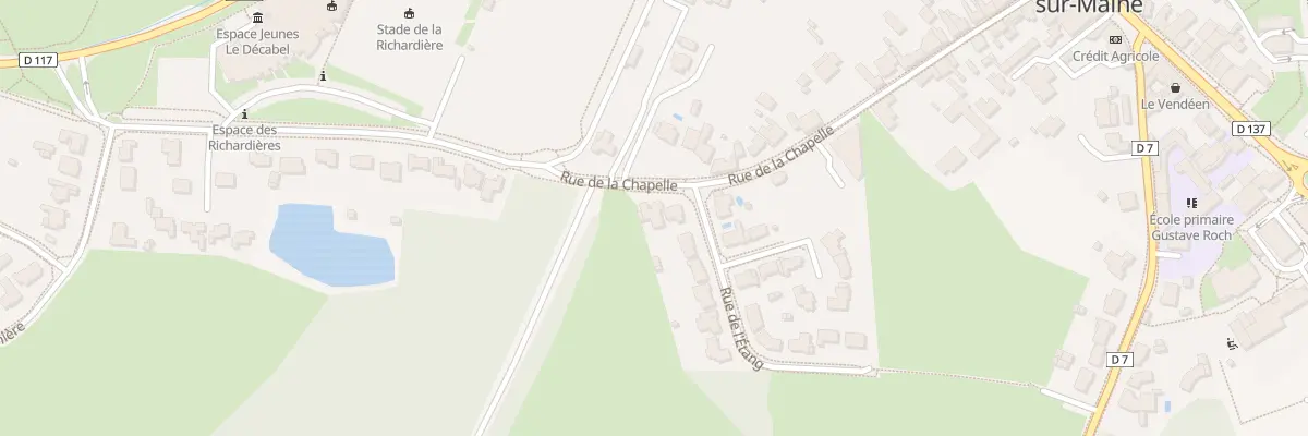 Plan du 31 Rue de la Chapelle à Aigrefeuille-sur-Maine
