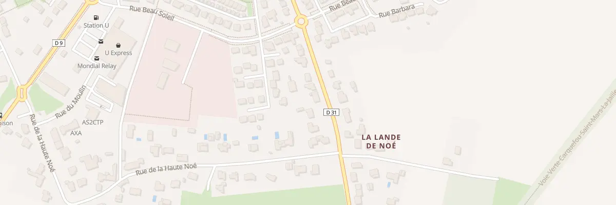 Plan du 8 La Lande de la Noé à Saint-Mars-du-Désert