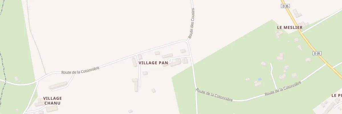 Plan du 5025 Village Pan à Hocquigny