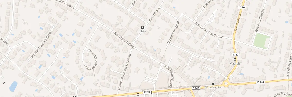 Plan du 113 Rue Emile Gabory à La Roche-sur-Yon