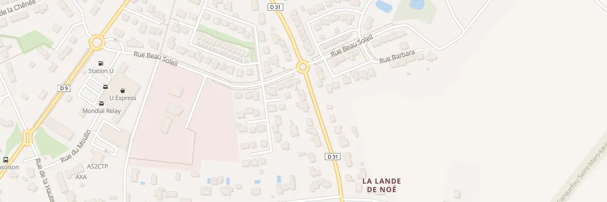 Plan du 4 La Lande de la Noé à Saint-Mars-du-Désert