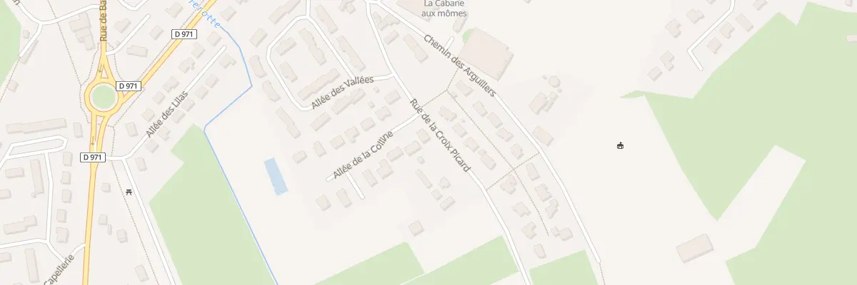 Plan du 1 All de la Colline à Périers