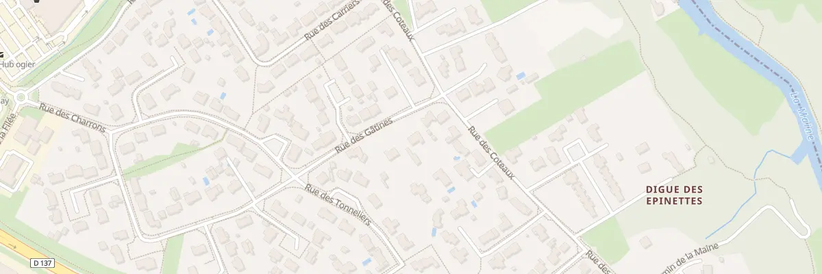 Plan du 5 Rue des Gatines à Aigrefeuille-sur-Maine
