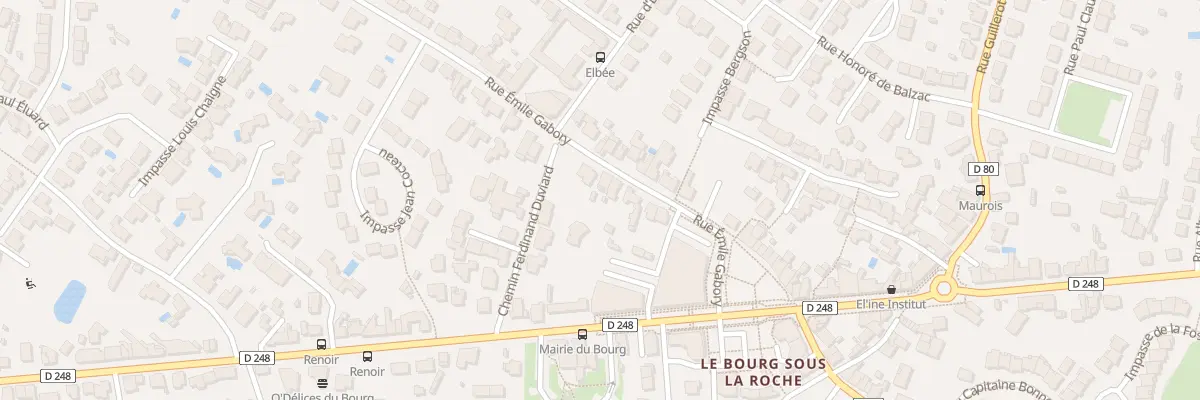 Plan du 116 Rue Emile Gabory à La Roche-sur-Yon