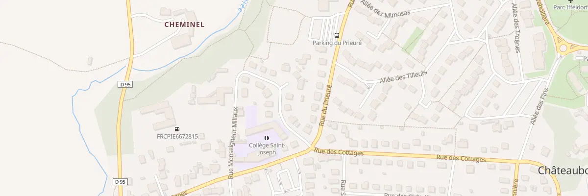 Plan du 8 Rue des Rochers à Châteaubourg