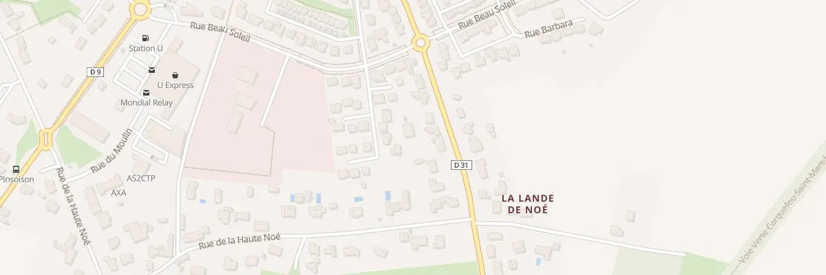Plan du 6 La Lande de la Noé à Saint-Mars-du-Désert