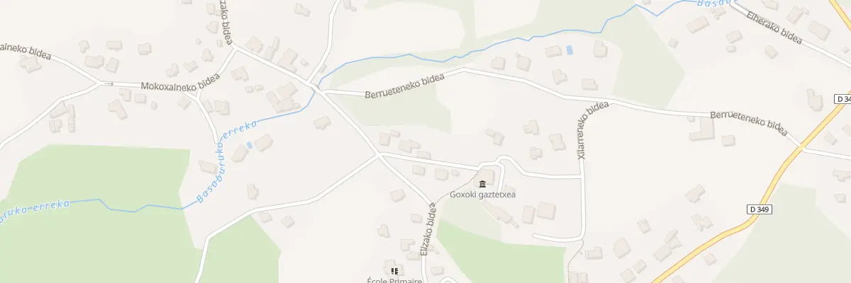Plan du 45 Xilarreneko bidea à Itxassou