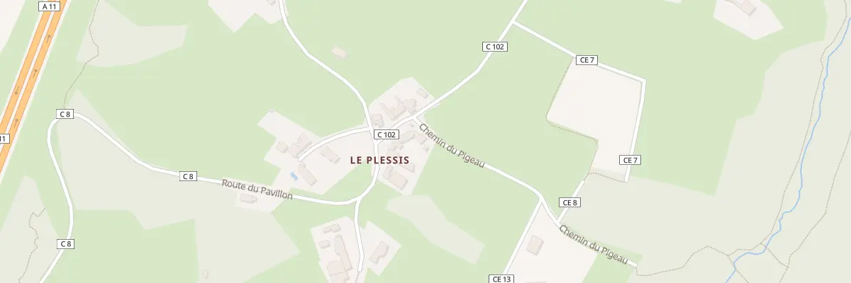 Plan du 18 Che du Pigeau à Mauves-sur-Loire