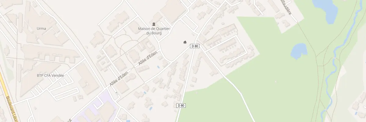 Plan du 96 Rue émile baumann à La Roche-sur-Yon