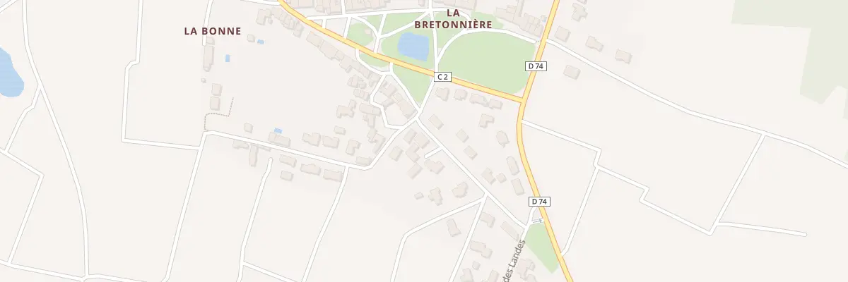 Plan du 209T La Bretonnière à Maisdon-sur-Sèvre