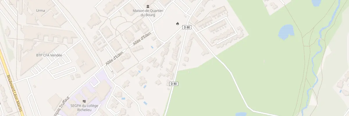 Plan du 104 Rue émile baumann à La Roche-sur-Yon