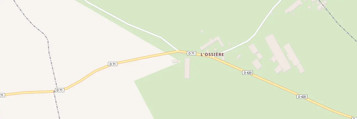 Plan du 3 L’Ossiere à Éroudeville