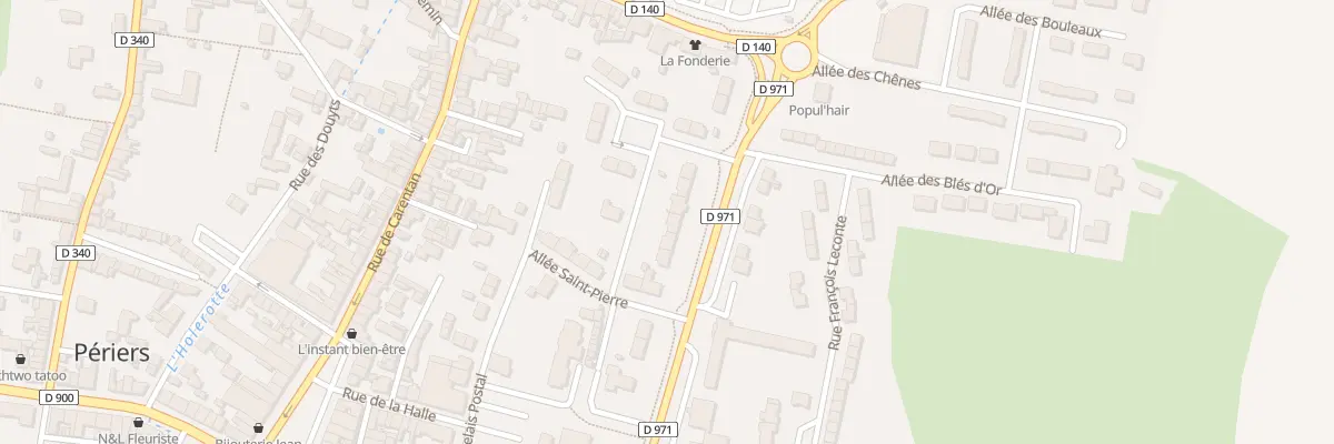 Plan du 17 All Saint-Pierre à Périers