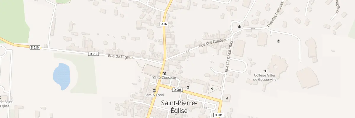 Plan du 6 Rue des Follières à Saint-Pierre-Église
