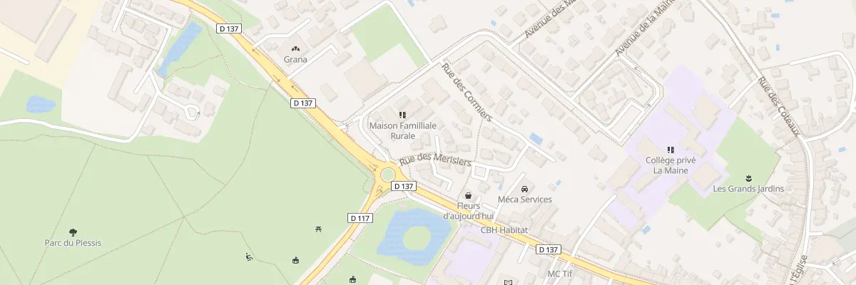 Plan du 3 Rue des Merisiers à Aigrefeuille-sur-Maine