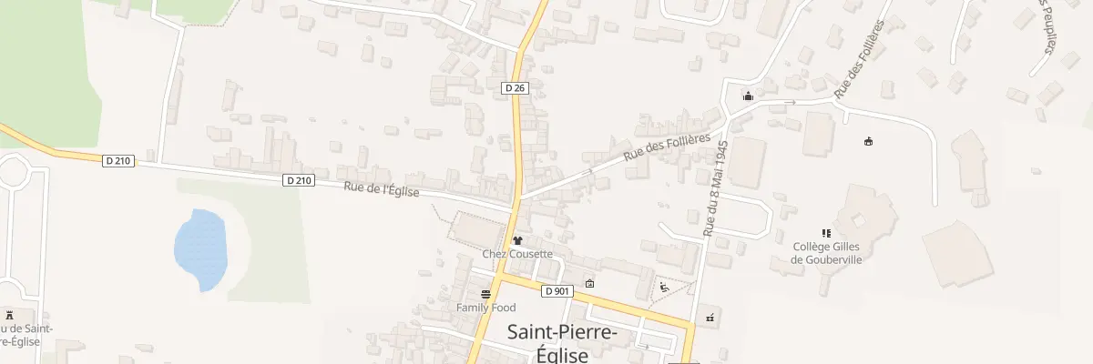 Plan du 3 Rue des Follières à Saint-Pierre-Église