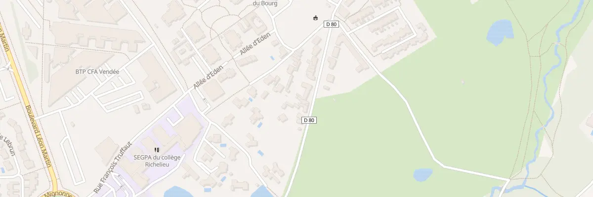 Plan du 112 Rue émile baumann à La Roche-sur-Yon
