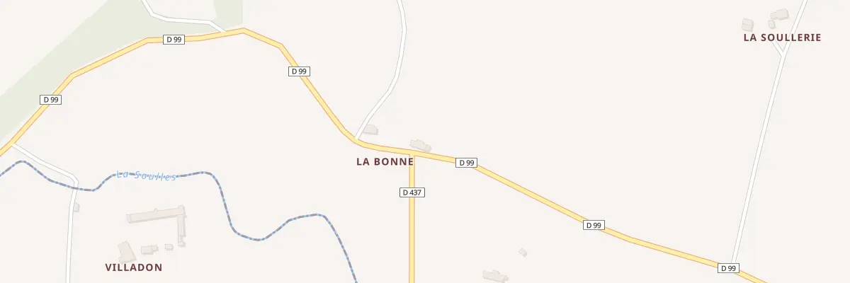 Plan du 2 La Bonne Eau à Courcy