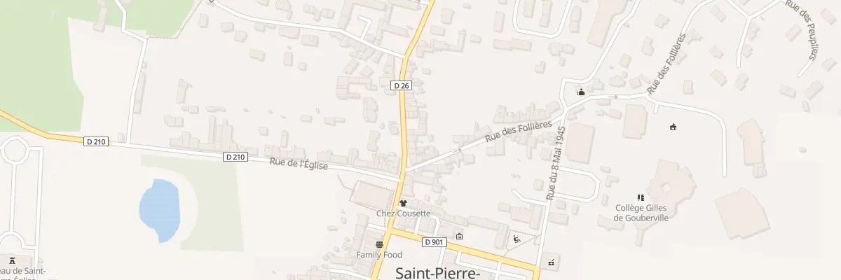 Plan du 26 Rue du Mal Leclerc à Saint-Pierre-Église