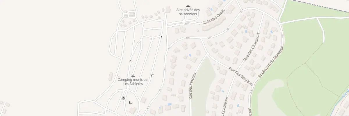 Plan du 26 Bd du Marensin à Vieux-Boucau-les-Bains