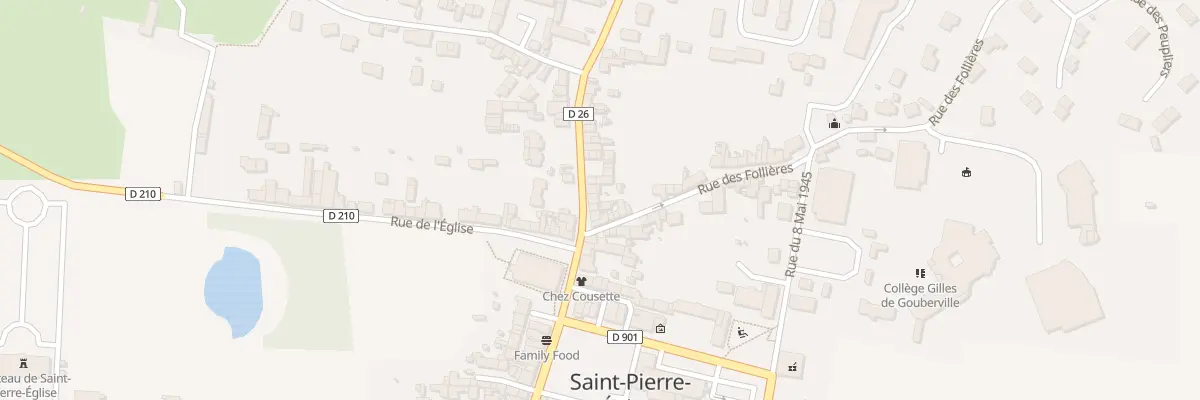 Plan du 24 Rue du Mal Leclerc à Saint-Pierre-Église