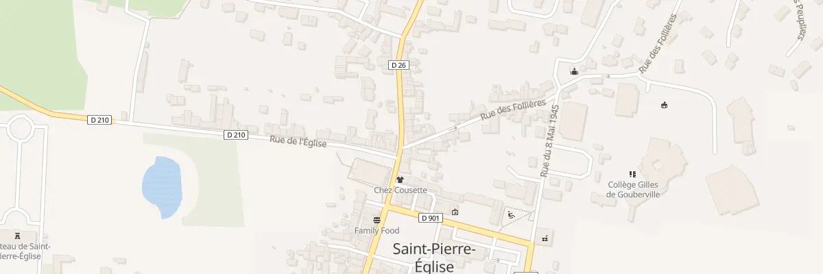 Plan du 20 Rue du Mal Leclerc à Saint-Pierre-Église