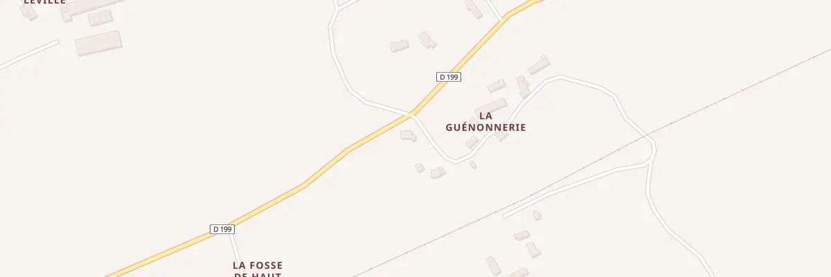 Plan du 2 La Guenonnerie à Courcy