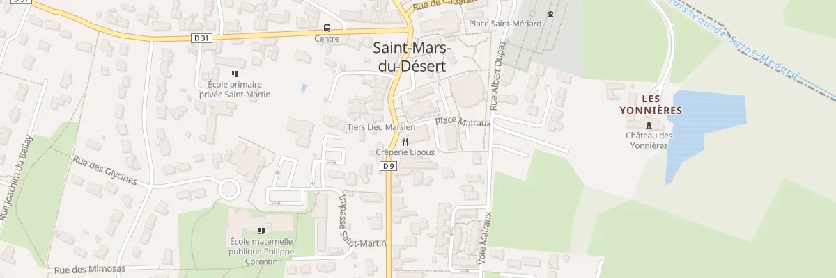 Plan du 2 Rue de la mairie à Saint-Mars-du-Désert