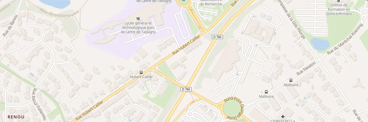 Plan du 166 Rue Hubert Cailler à La Roche-sur-Yon