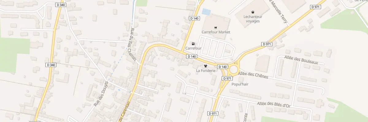 Plan du 97 Rue de Carentan à Périers