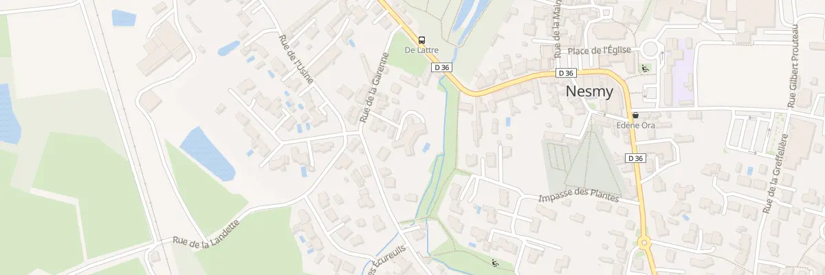 Plan du 9 Rue de la garenne à Nesmy