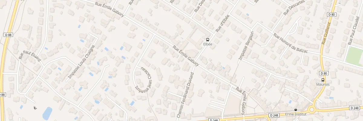 Plan du 98 Rue Emile Gabory à La Roche-sur-Yon