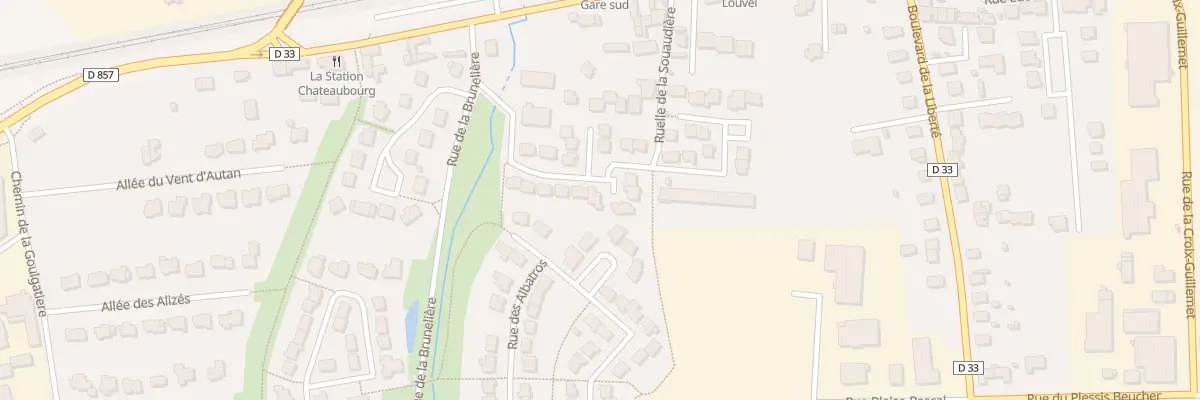 Plan du 12 Rue des Mouettes à Châteaubourg