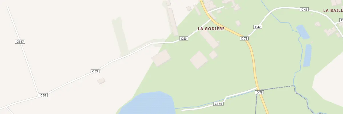 Plan du 5560 La Godière à Bellevigny