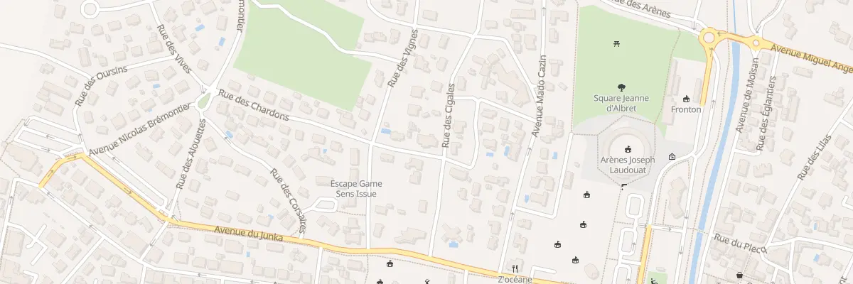 Plan du 9 Rue des Cigales à Vieux-Boucau-les-Bains