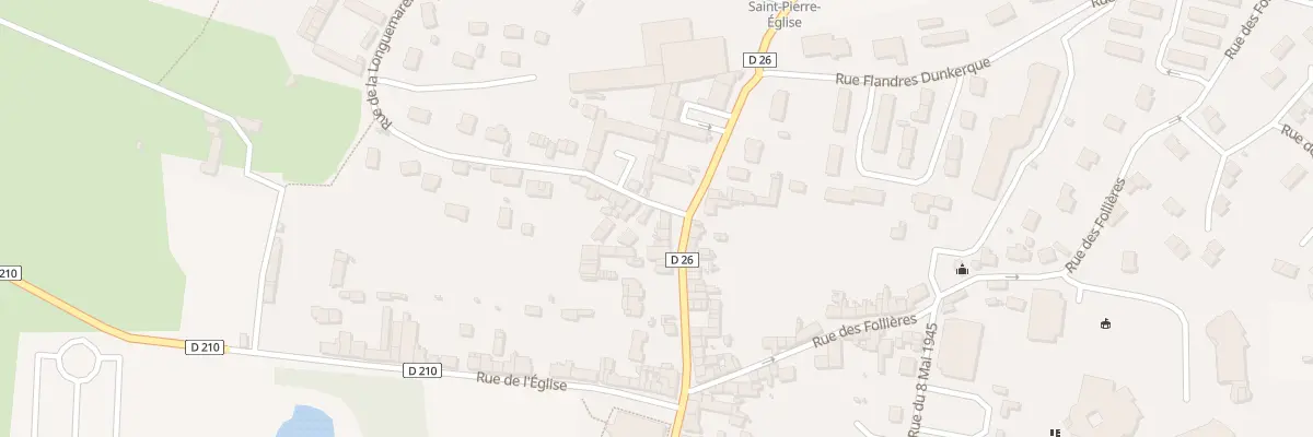 Plan du 25 Rue du Mal Leclerc à Saint-Pierre-Église