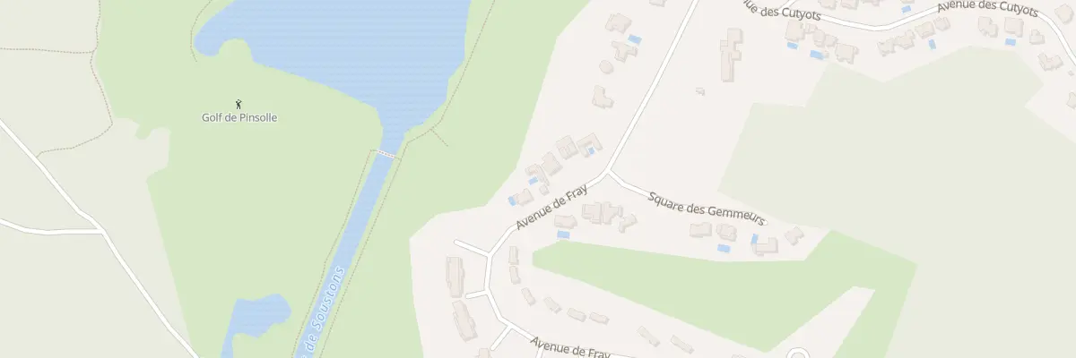 Plan du 14B Av de Fray à Soustons
